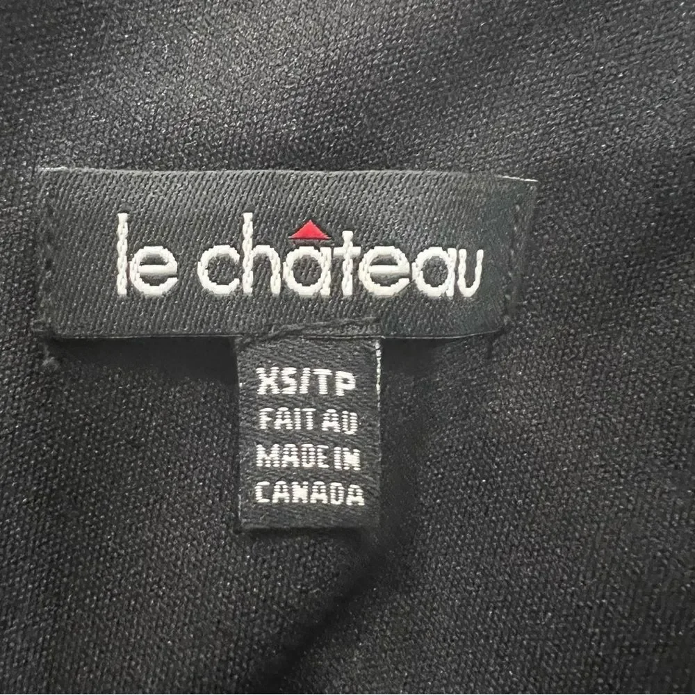 Le Chateau Beautiful Black Dress - Picture 10 of 12